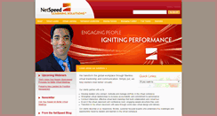 Desktop Screenshot of netspeedlearning.com